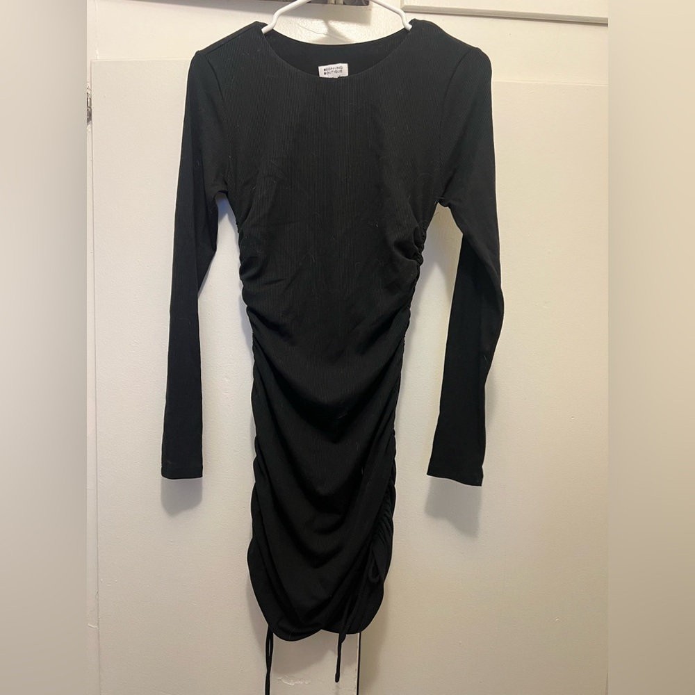 Beginning Boutique Black Mini Dress